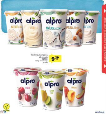 Carrefour Jogurt sojowy naturalny alpro oferta