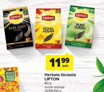 Carrefour Herbata earl grey classic lipton special collection oferta