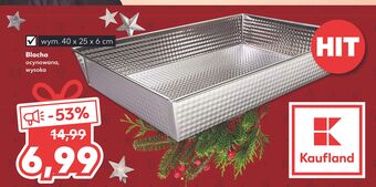 Kaufland Blacha do pieczenia 40 x 25 6 cm oferta