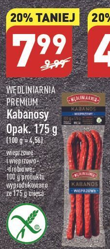 ALDI Kabanosy wieprzowe wędliniarnia premium oferta