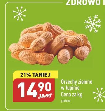 ALDI Orzechy ziemne w łupinie oferta