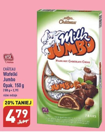 ALDI Baton milk jumbo orzechowy chateau oferta