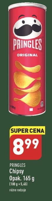 ALDI Chipsy pringles oferta