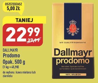 ALDI Kawa dallmayr prodomo oferta