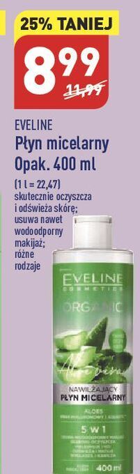 ALDI Płyn micelarny nawilżający z aloesem eveline organic oferta