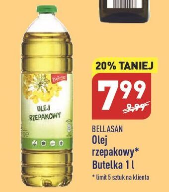 ALDI Olej rzepakowy bellasan oferta