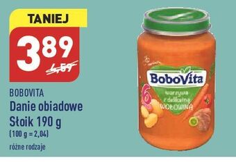 ALDI Obiadek warzywa z delikatną wołowiną bobovita oferta