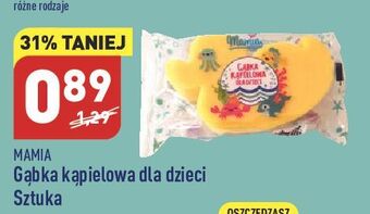 Gąbka kąpielowa dla dzieci mamia