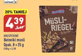 ALDI Batoniki musli knusperone oferta