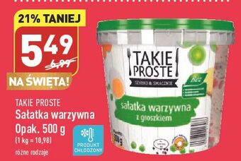 ALDI Sałatka warzywna z groszkiem takie proste oferta