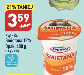 ALDI Śmietana 18% piątnica oferta