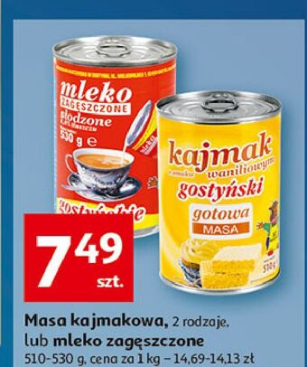 Auchan Masa kajmakowa waniliowa gostyń oferta
