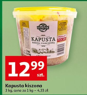 Auchan Kapusta kwaszona z marchewką dominik oferta