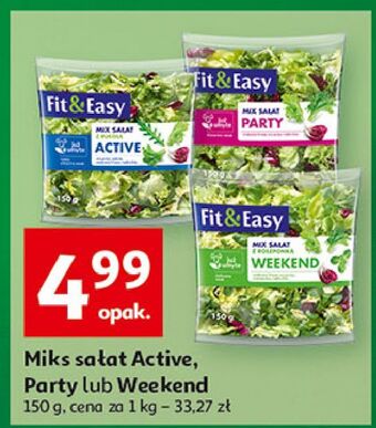 Auchan Mieszanka sałat party fit & easy oferta