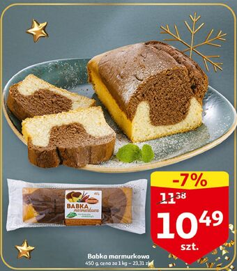 Auchan Babka marmurkowa oskroba oferta