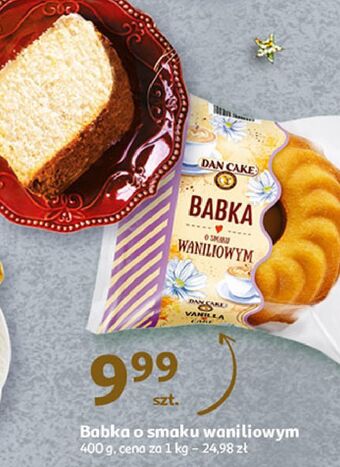 Auchan Babka waniliowa dan cake oferta