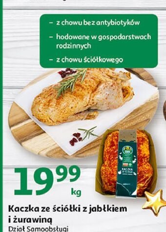 Auchan Kaczka ze ściółki z jabłkami i żurawiną auchan pewni dobrego oferta