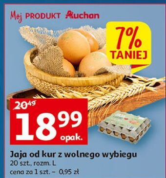 Auchan Jaja kl. l auchan różnorodne (logo czerwone) oferta