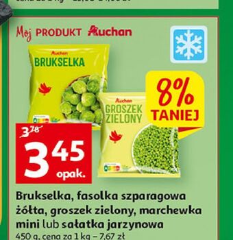 Auchan Fasolka szparagowa zółta auchan różnorodne (logo czerwone) oferta