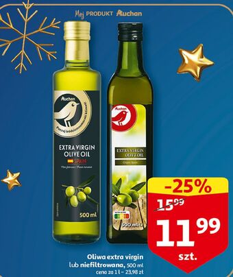 Auchan Oliwa z oliwek extra virgin auchan oferta