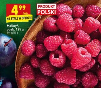 Biedronka Maliny 125g oferta