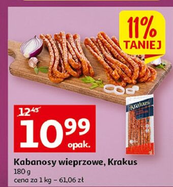 Auchan Kabanosy klasyczne krakus animex oferta