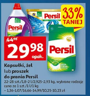 Auchan Żel do prania deep clean lavender persil active gel oferta
