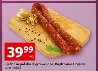 Auchan Kiełbasa dojrzewająca czyżew oferta