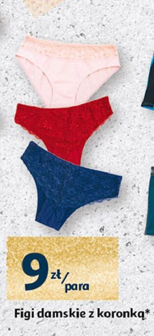 Auchan Figi damskie z koronką oferta