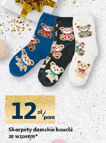 Auchan Skarpety damskie boucle oferta