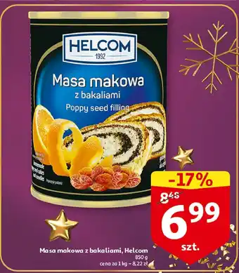 Auchan Masa makowa z bakaliami helcom oferta