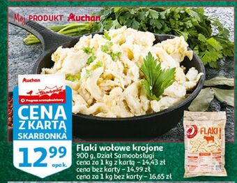 Auchan Flaki wołowe krojone auchan oferta