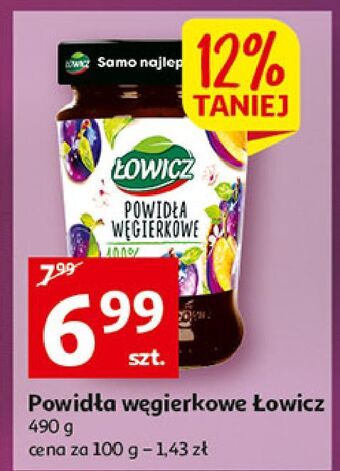 Auchan Powidła węgierkowe łowicz oferta