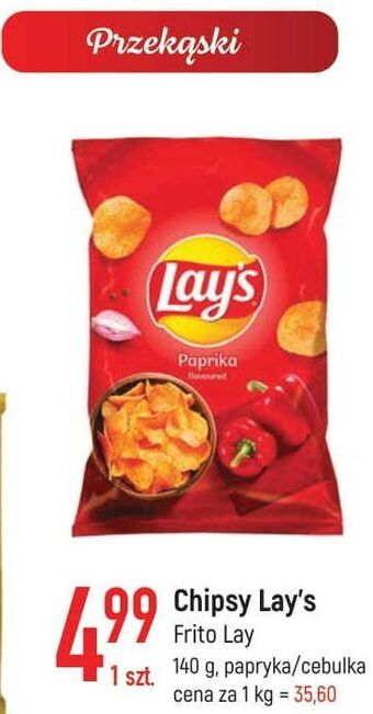 E.Leclerc Chipsy zielona cebulka lay's oferta