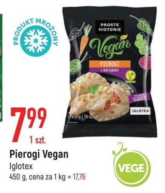 E.Leclerc Pierogi z warzywami iglotex proste historie vegan oferta
