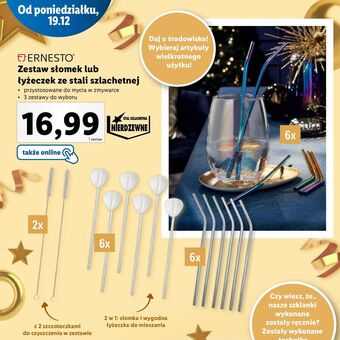 Słomki łyżeczki 2w1 ernesto