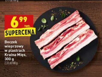 Biedronka Boczek wieprzowy w plastrach 300g oferta