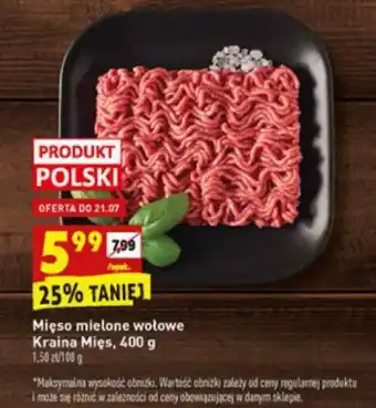 Biedronka Mięso mielone wołowe 400g oferta