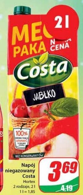 Dino Napój jabłko costa oferta
