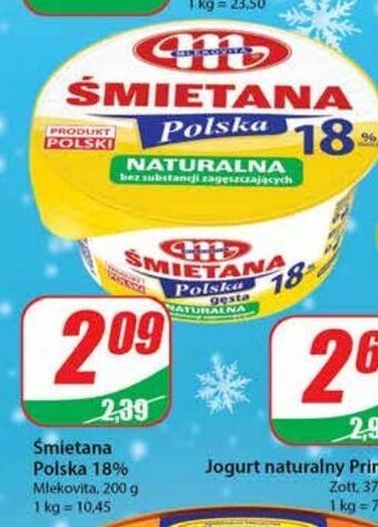 Dino Śmietana polska 18 % mlekovita oferta