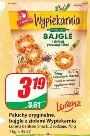 Dino Bajgle z ziołami prowansalskimi lajkonik wypiekarnia oferta