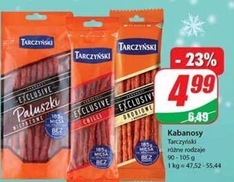 Dino Kabanosy wieprzowe tarczyński exclusive oferta