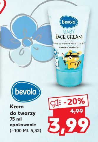 Kaufland Krem do twarzy dla dzieci light bevola baby oferta