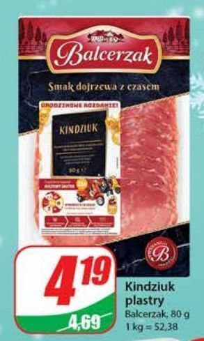 Dino Kindziuk plastry balcerzak oferta