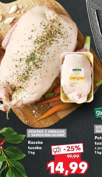 Kaufland Kaczka tusza stoisko mięsne oferta