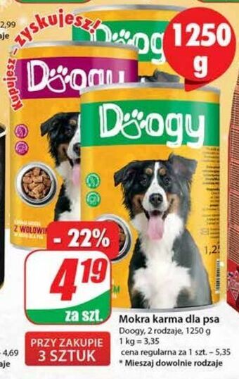 Dino Karma dla psa z wołowiną doogy oferta