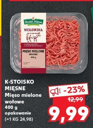 Kaufland Mięso mielone wołowe stoisko mięsne oferta