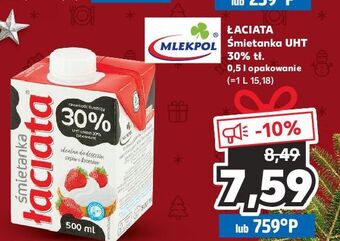 Kaufland Śmietanka 30 % łaciata oferta