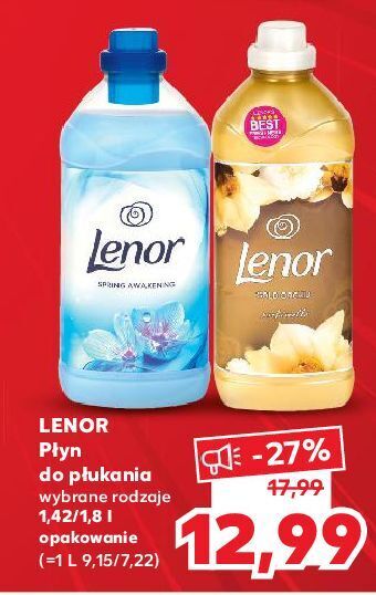 Kaufland Płyn do płukania gold orchid lenor parfumelle oferta