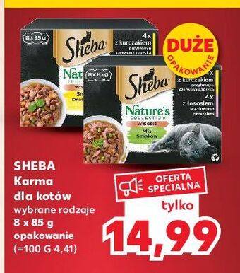 Kaufland Karma dla kota mix smaków sheba nature's collection oferta